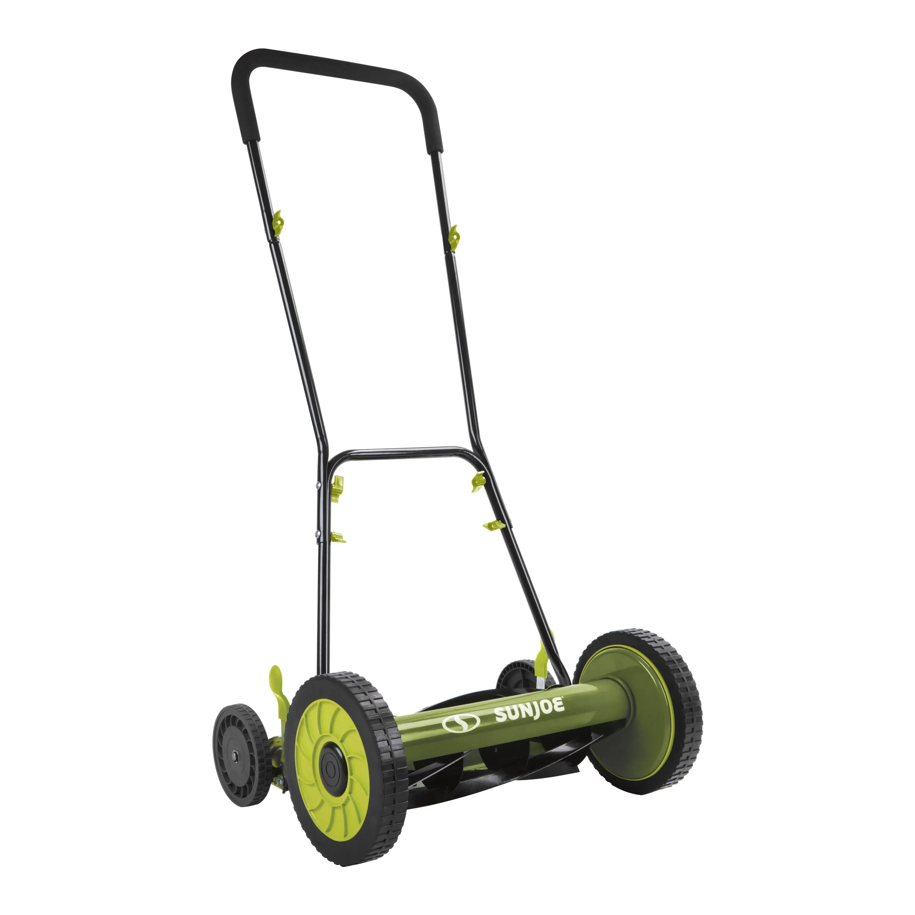Sun Joe MJ504M-RM Manual Reel Mower without Grass Catcher | 16 inch | 9 Height Positions (Certified Refurbished)
