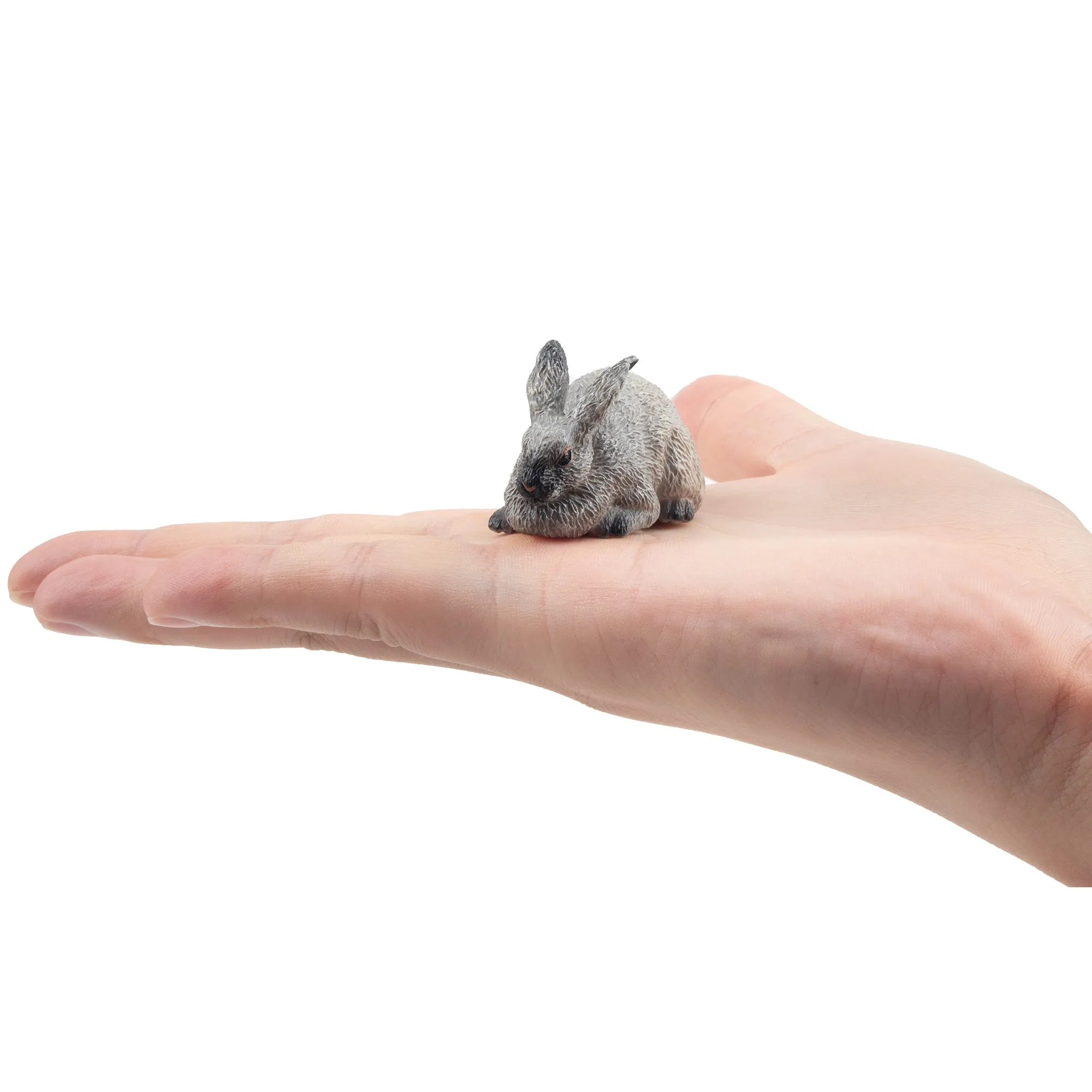Toymany Champagne D'Argent Rabbit Figurine Toy