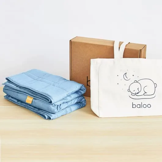 Weighted Blanket -  Eco-Luxury Soft Cool Cotton - Lead-Free Glass Beads - Double Quilted Blankets