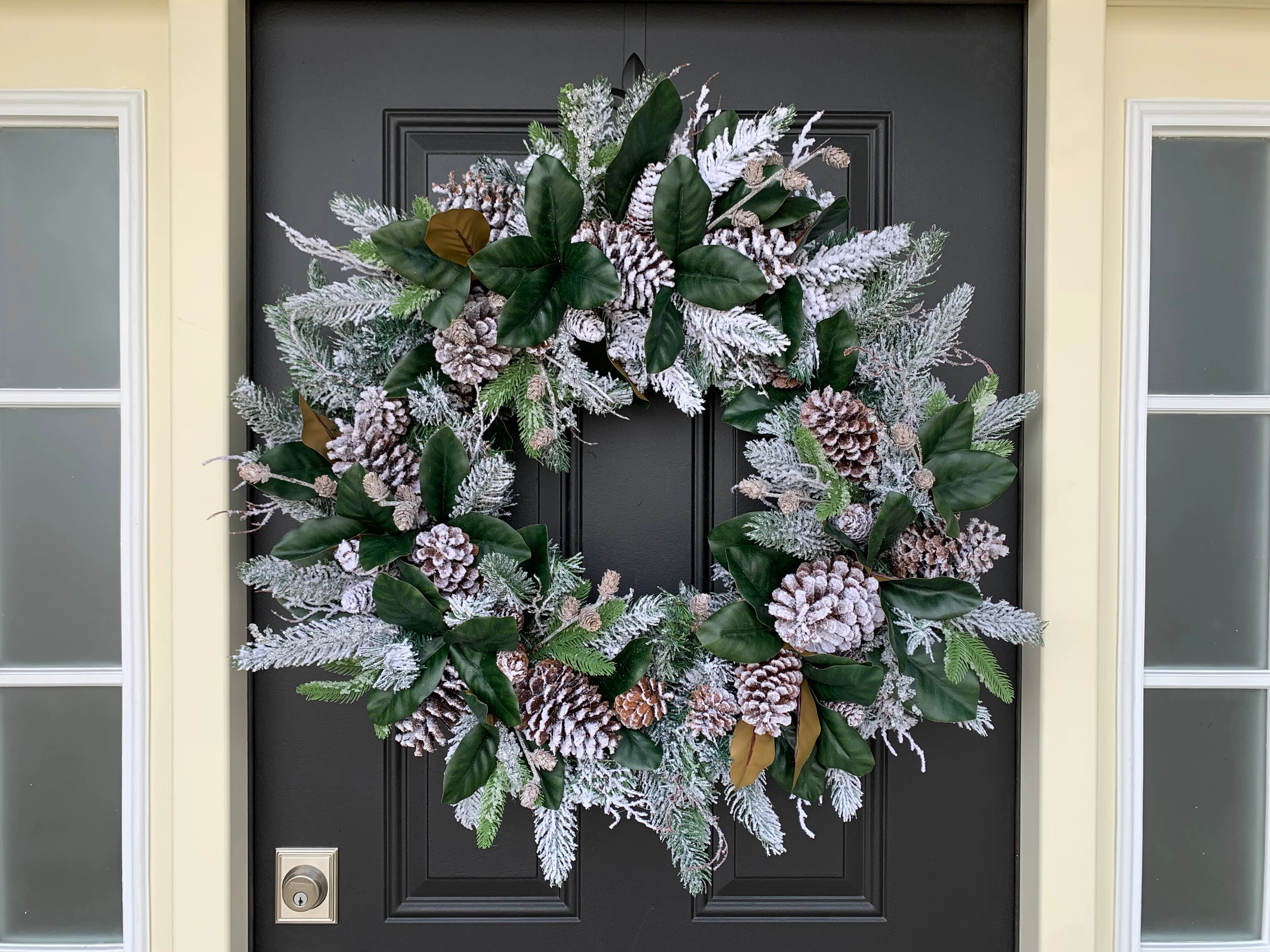 Wintery Wonderland Front Door Wreath