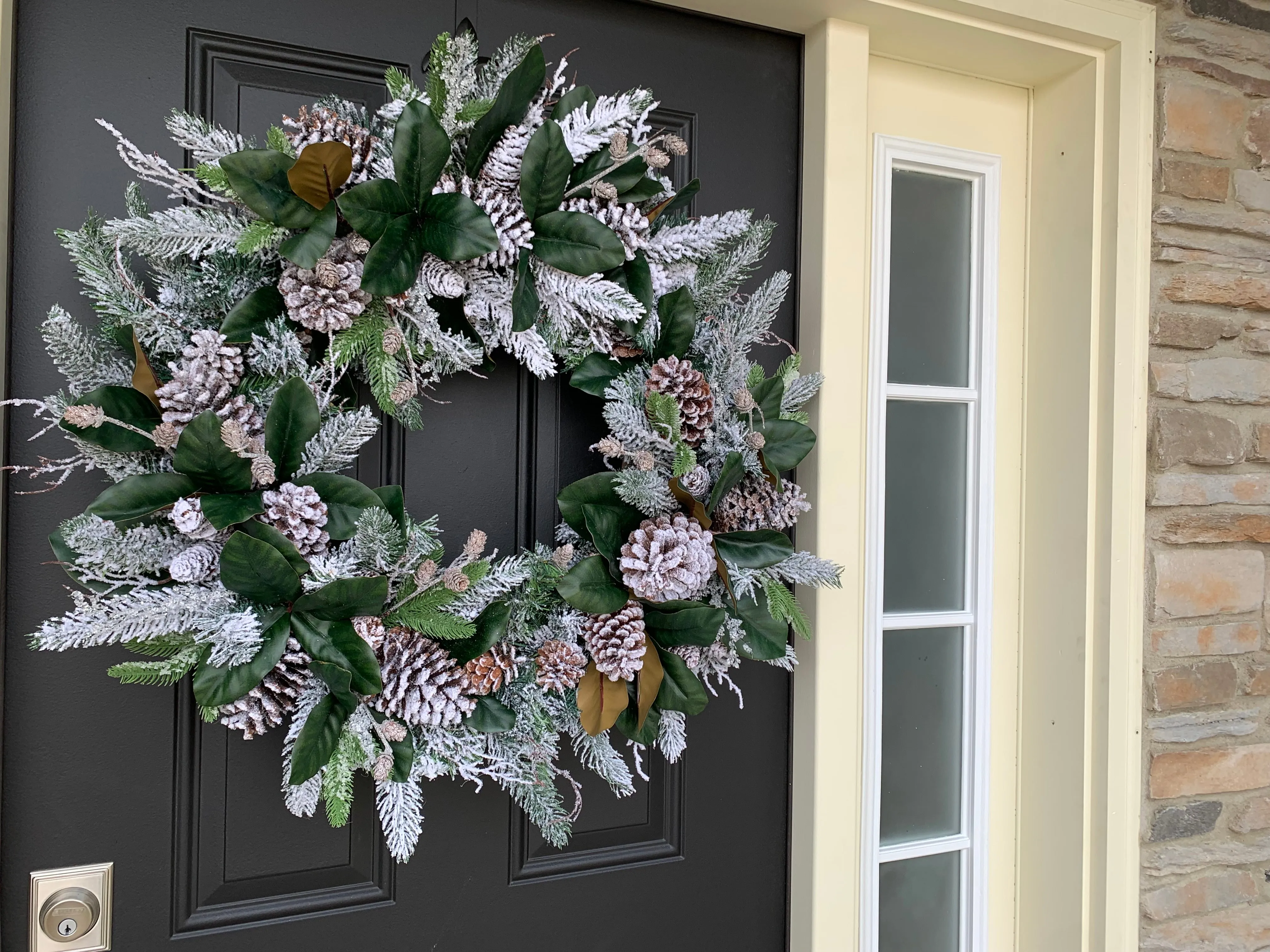 Wintery Wonderland Front Door Wreath
