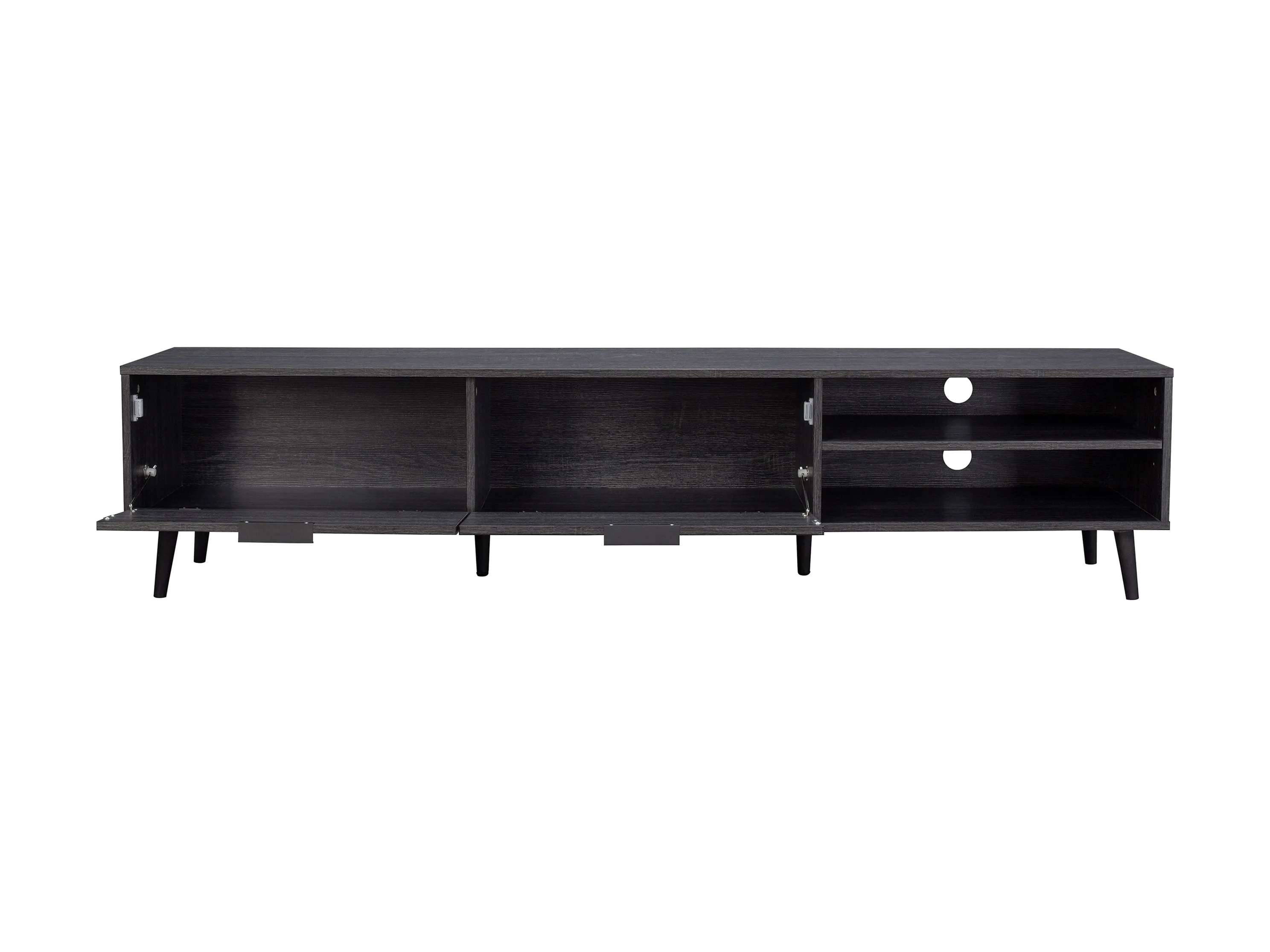 Wood TV Stand, TVs up to 85"