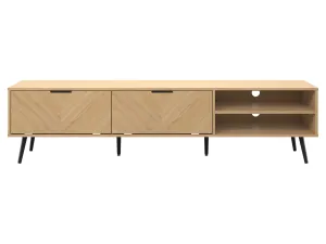 Wood TV Stand, TVs up to 85"