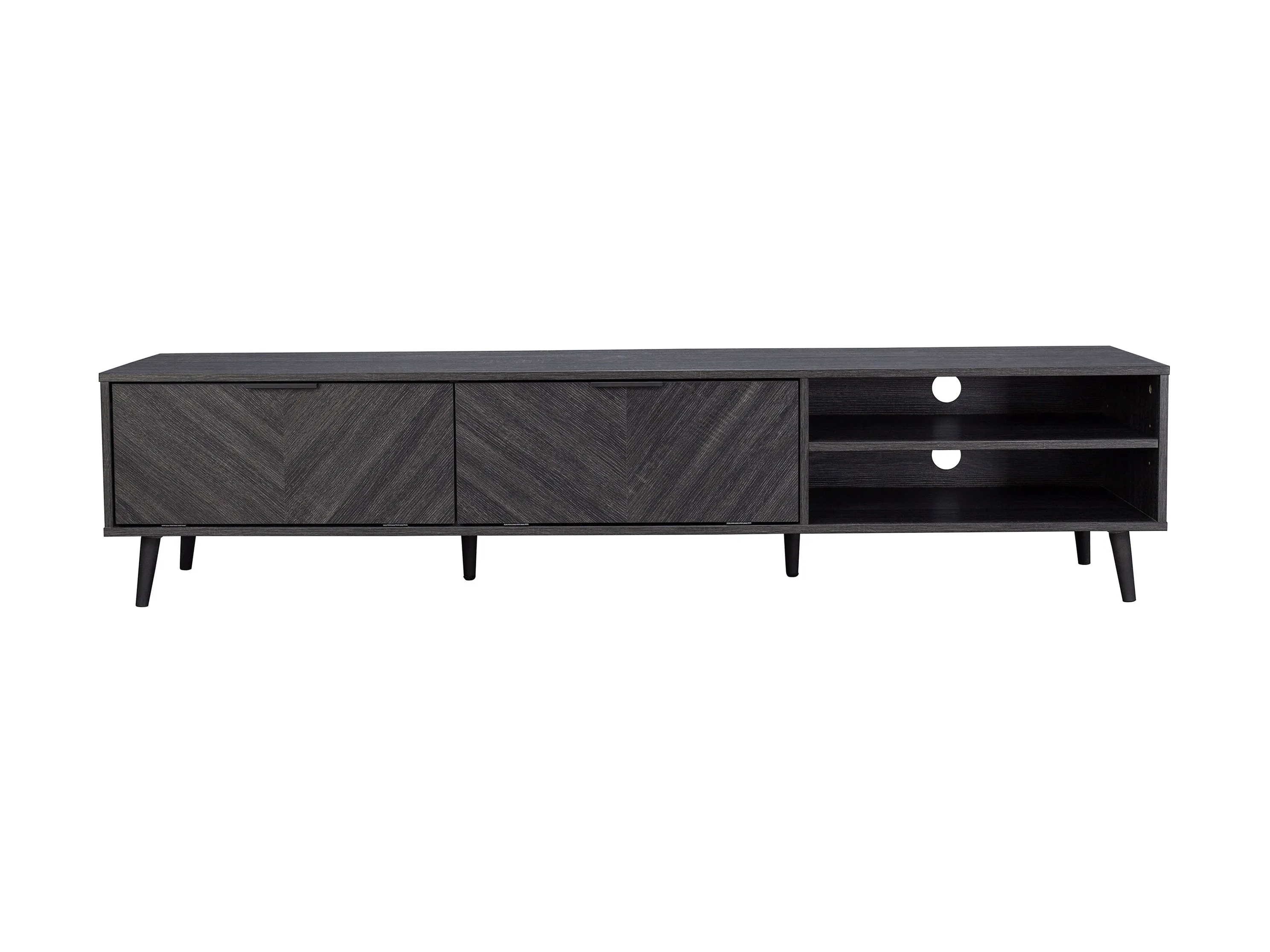 Wood TV Stand, TVs up to 85"