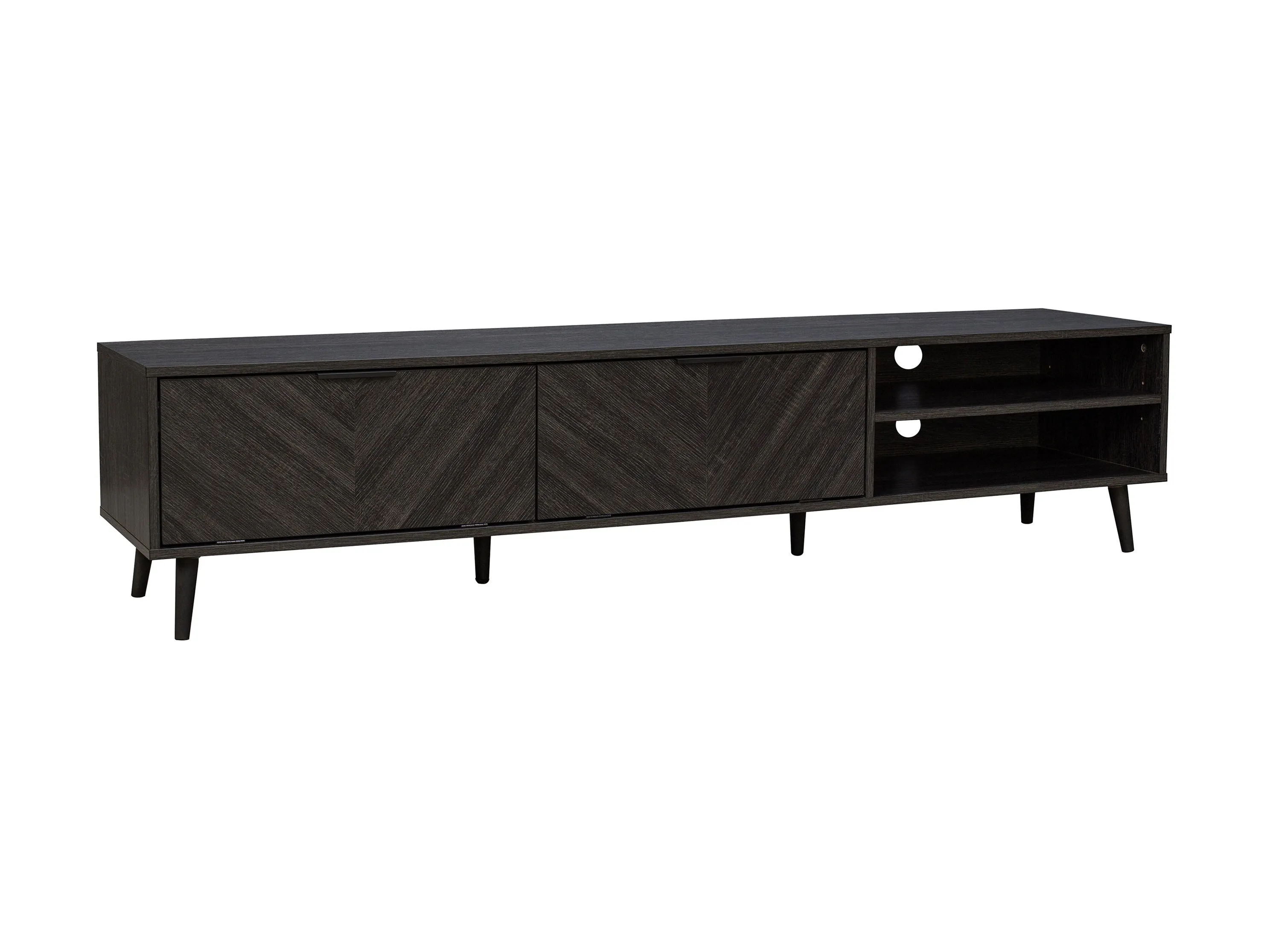 Wood TV Stand, TVs up to 85"