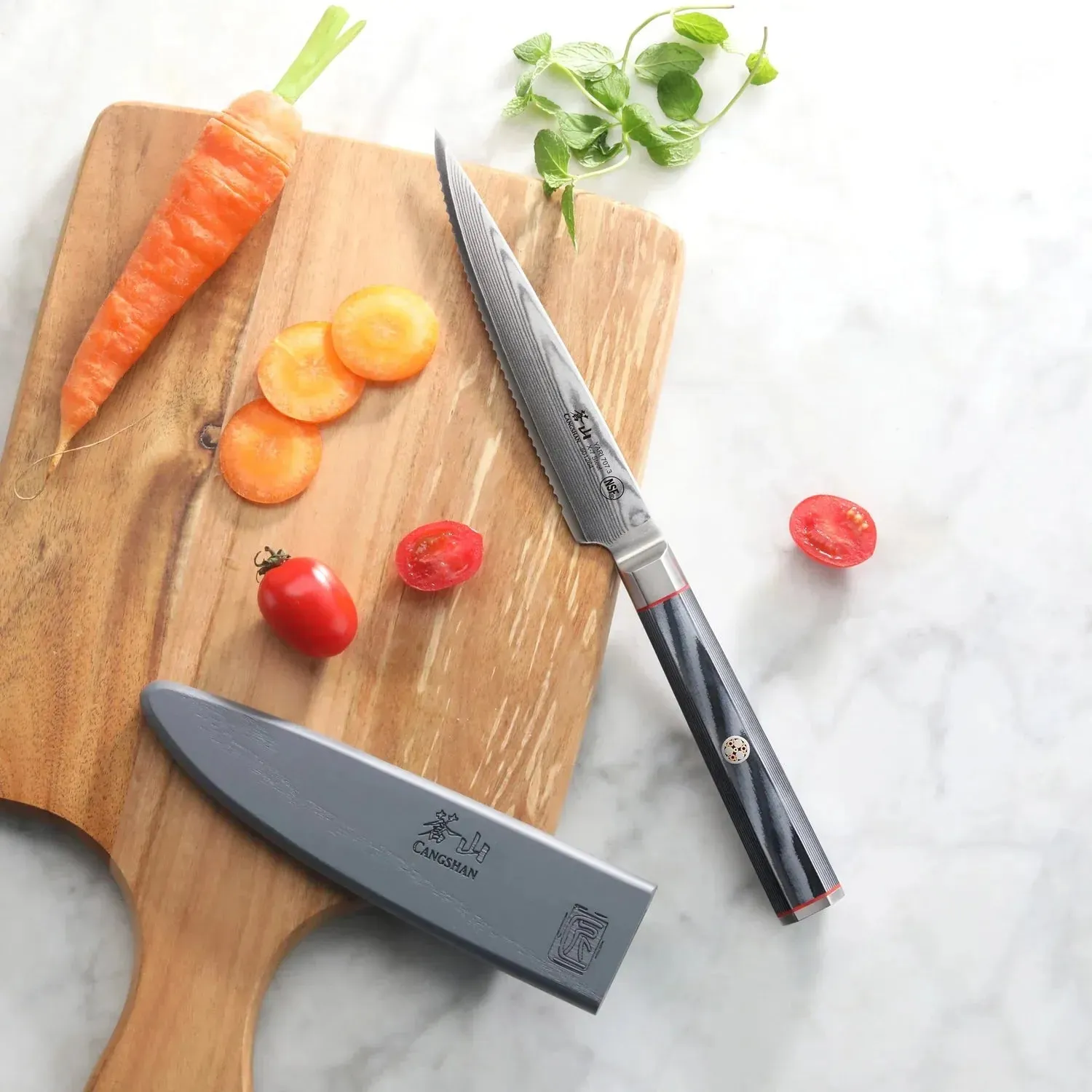 YARI Serrated Utility Knife 5"