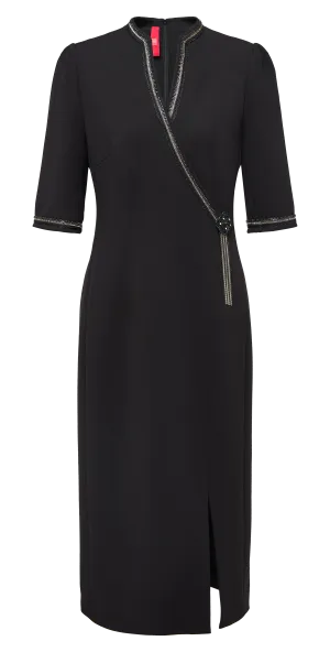 YAYING Chinese Style Waist-Cinched Dress