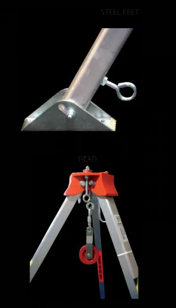Zero Descend Mate Aluminium Tripod With Chain & Bag